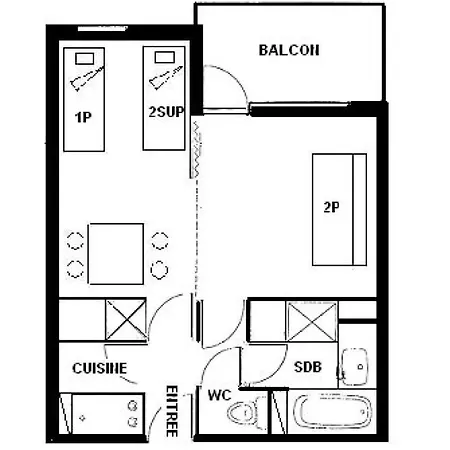 Le Sapporo - Divisible 4/5 Pers - Le Sapporo - Plagne Villages Mae-5094 Ла-Плань